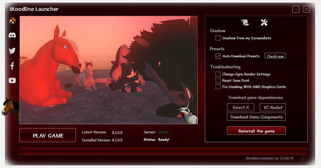 Launcher for Bloodline