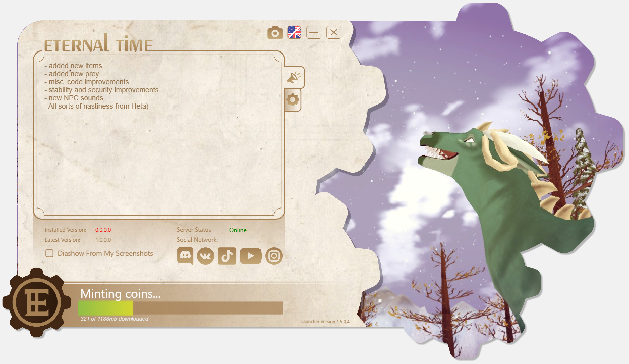 Launcher for Eternal Time